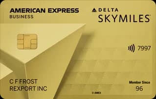 American Express Delta Skymiles Gold Business card